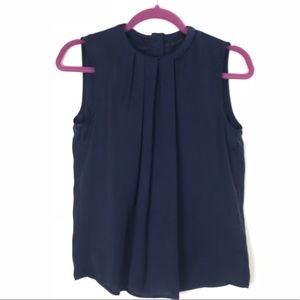 Zara Pleated Sleeveless Top Size Small